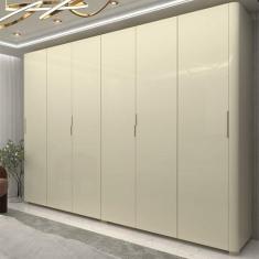 Imagem de Guarda-roupa Casal 6 Portas com Pés Innova Off White