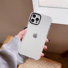 Imagem de Capa de telefone para iphone 13 12 11 pro max mini 7 8 plus se 2020 x xr xs max silicone macio capa traseira transparente, branco claro, para iphone 13pro max