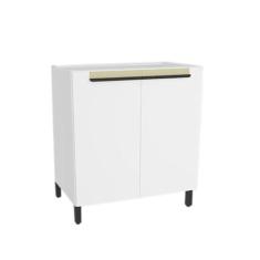 Imagem de Balcão 2 Portas de Cozinha Herval Manhattan, Mdp, Branco Ártico