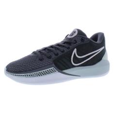 Imagem de Nike Sabrina 1 Tênis de basquete unissex, Cinza escuro/preto/prata claro/violeta platinado, 36