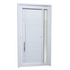 Imagem de Porta de PVC Pivotante 216x100cm Visione Tecplus100 Brimak Branco
