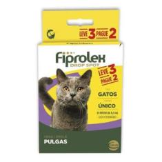Imagem de Fiprolex Gatos Kit Antipulgas Ceva Leve 3 Pague 2 - Ceva / Fiprolex