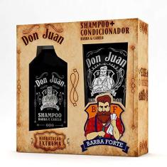 Imagem de COMBO DON JUAN SHAMPOO 250ML+ CONDICIONADOR 170ML BARBA FORTE