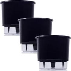 Imagem de Vaso Auto Irrigável N3 16x14  Raiz Antidengue Kit 3 Und