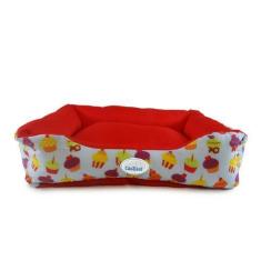 Imagem de Cama Para Cachorro E Gato Pet Cão Kent Estampa Cupcake Lavável M