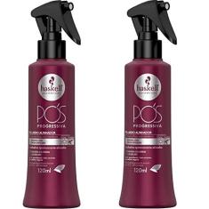 Imagem de kit 2 Fluido Haskell Creme De Pentear Pós Progressiva 120 ml