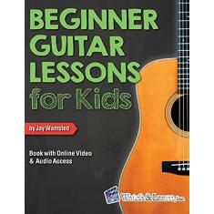 Imagem de Beginner Guitar Lessons for Kids Book with Online Video and Audio Access