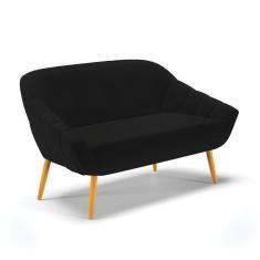Imagem de Namoradeira Linho Preto A79 Castanho