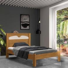 Imagem de Cama De Solteiro Com Colchão Cinamomo Off White Flex Amsterdã Fênix