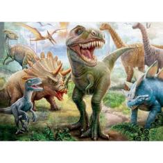 Imagem de Quebra-Cabeca Cartonado Dinossauro 100 Pcs - Grow