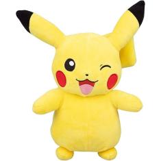 Imagem de Pokémon Pikachu Pelúcia Animal Recheado - Winking - Grande 12"