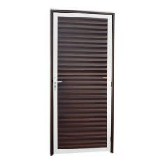 Imagem de Porta Fechada Super 25 210cm X 86cm Brimak Mix Corten