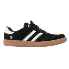 Imagem de Tênis Casual Feminino Kolosh C3905 Camurça de Couro Cadarço Preto-Feminino