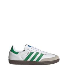 Imagem de adidas Originals Tênis de futebol masculino Samba, Calçado branco e verde cor do fornecedor, 41
