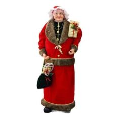Imagem de Mamãe Noel Enfeite De Natal Boneco 60cm Decoração Natalina - Generic