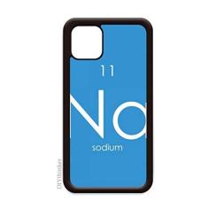 Imagem de Elementos de Química Tabela de Período Alcali Metal Sódio Na para iPhone 12 Pro Max Capa para Apple Mini Mobile Case Shell