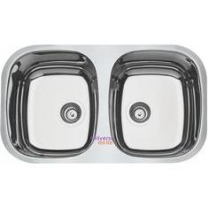 Imagem de Cuba de embutir em aço inox alto brilho 72x40 cm Aço Inox
