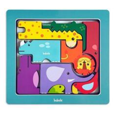 Imagem de Brinquedo Educativo Monte E Empilhe Safari Babebi