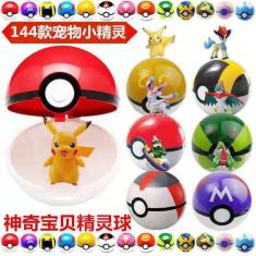 Imagem de Bonecas Pokémon Figures com 8 Pokébolas x144 para crianças