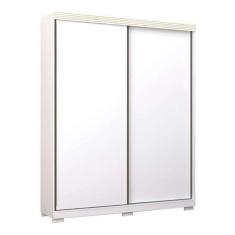 Imagem de Guarda Roupa Casal 100% Mdf Sierra Sem Espelho Branco - Village Móveis
