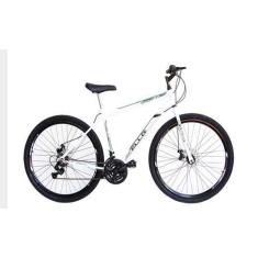 Imagem de Bicicleta Aro 29 Shimano Freio A Disco 21M. Velox Branca/Verde - Ello