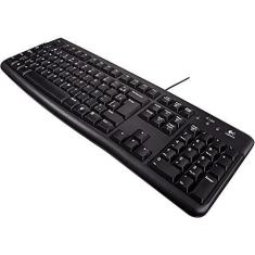 Imagem de Teclado Logitech USB Membrana ABNT2 Preto K120 920-004423