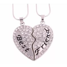 Imagem de Colar Eternas Amigas BFF Lindíssimo Folheado a Prata