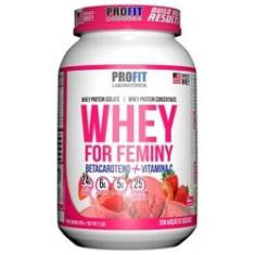 Imagem de Whey For Feminy 907g - Morango - Profit