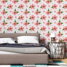 Imagem de Papel De Parede Adesivo Flor Cerejeira N06127 Rolo 0,58X3M