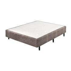 Imagem de Base Box Somiê Casal 37x138x188cm Uni Ecoflex Marrom