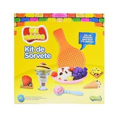 Imagem de Ki Massa - Massinha Modelar Infantil Kit de Sorvete