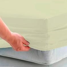 Imagem de Lençol C/ Elástico Avulso Solteiro Percal 200 Fios 100% Algodão - Bem