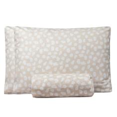 Imagem de Jogo De Lençol Casal Padrão Bouti Basic Estampado 180 Fios 3 Peças - Poa Creme