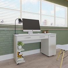 Imagem de Escrivaninha para Computador Makalu com 1 Porta e 2 Gavetas Branco