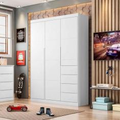 Imagem de Guarda Roupa Infantil 3 Portas 4 Gavetas Eloá Phoenix Baby