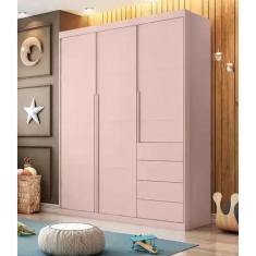 Imagem de Guarda Roupa Infantil Pérola Rosê - Phoenix Baby