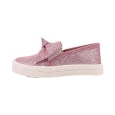Imagem de Slip on infantil menina tenis infantil sapato feminino brilhante-Feminino