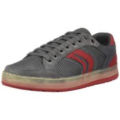 Imagem de Geox Tênis masculino de cano baixo, Cinza C1006, 7.5