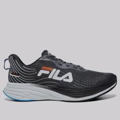 Imagem de Tênis Fila Racer Curve 2 Preto e Laranja
