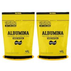 Imagem de Kit 2x Albumina Naturovos 420g Sabor Natural