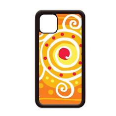 Imagem de Capa para iPhone 11 Pro Max Totems Civilização Antiga Volume Laranja para Apple Mobile Case Shell
