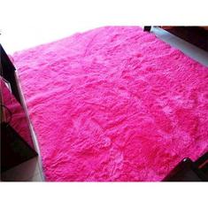 Imagem de Tapete Peludo Apolo 150x200 Pink| Prata Têxtil