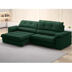 Imagem de Sofá Com Carregador Usb Retrátil Reclinável Montreal 2,10M Velosuede V