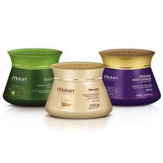 Imagem de Cronograma Capilar 3 Mascaras Super Combo Cabelos Hidratados Nutridos