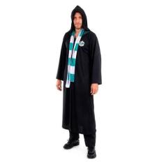 Imagem de Fantasia Harry Potter Sonserina Capa com Capuz Draco Malfoy Adulto de 