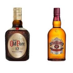 Imagem de Kit Whisky 12 Anos Old Parr 1l + Chivas Regal 750ml