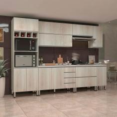 Imagem de Cozinha Completa com 7 Peças e Tampo Lis Luciane Móveis