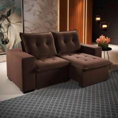 Imagem de Sofá 3 Lugares Arsenal Retrátil e Reclinável Bombom - Viero Móveis