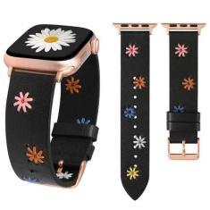 Imagem de Watch Band Wearlizer Daisy Leather para mulheres Apple 45/44/42/