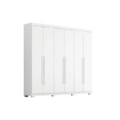 Imagem de Guarda Roupa Casal Nubia 6 Portas E 4 Gavetas Branco - Acp - Acp Móvei